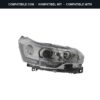 Passend für: Faro Vorne Destro Citroen C5 2009+ Xenon (Rif. 043694) Originale Valeo