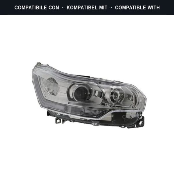 Passend für: Faro Vorne Destro Citroen C5 2009+ Xenon (Rif. 043694) Originale Valeo