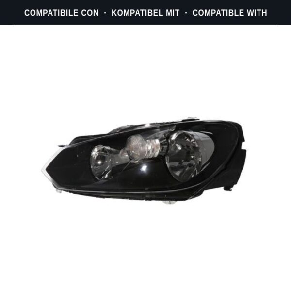 Compatibile con: Faro Anteriore Sinistro Volkswagen GOLF 2009+ Originale Valeo