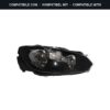Compatibile con: Faro Anteriore Destro Volkswagen GOLF 2009+ Originale Valeo