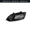 Compatibile con: Faro Anteriore Sinistro Volkswagen POLO 2013+ Originale Valeo