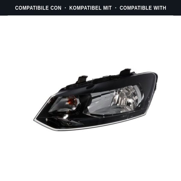 Passend für: Faro Vorne Destro Volkswagen POLO 2013+ Originale Valeo