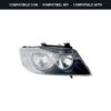 Compatibile con: Faro Anteriore Destro BMW 3 2007+ Alogeno Originale Valeo