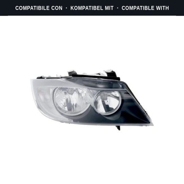 Compatibile con: Faro Anteriore Destro BMW 3 2007+ Alogeno Originale Valeo