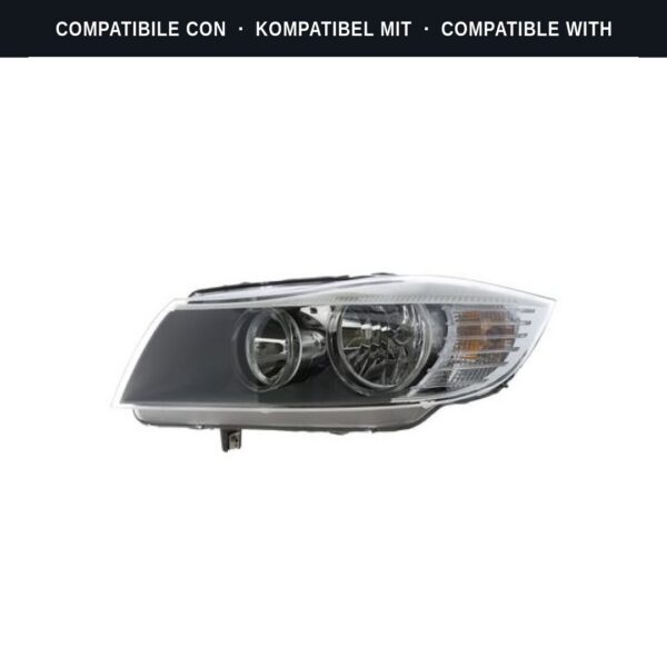 Compatibile con: Faro Anteriore Sinistro BMW 3 2007+ H7 Originale Valeo