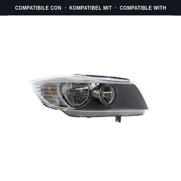 Compatibile con: Faro Anteriore Destro BMW 3 2007+ H7 Originale Valeo