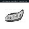 Passend für: Faro Vorne Sinistro Citroen C5 2009+ H1 Originale Valeo