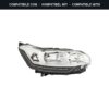 Passend für: Faro Vorne Destro Citroen C5 2009+ H1 Originale Valeo