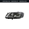 Compatibile con: Faro Anteriore Sinistro Volkswagen PASSAT B7 2012+ Xenon (Rif. 044505) Originale Valeo