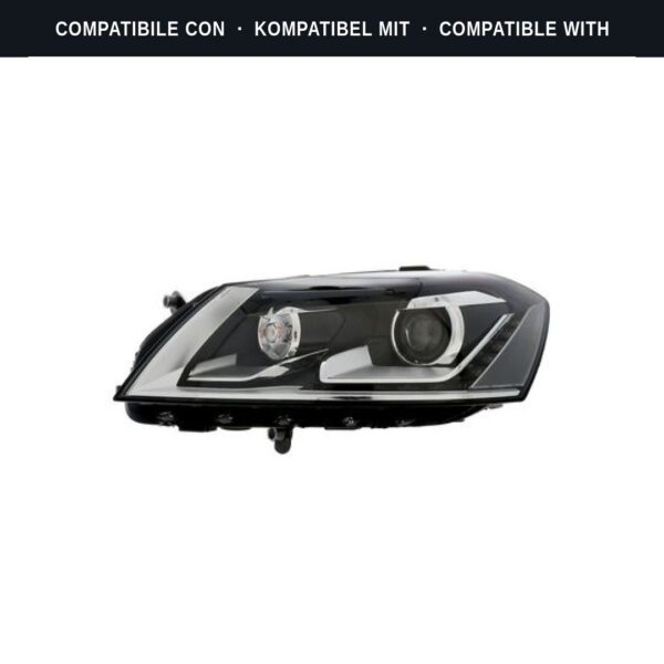 Compatibile con: Faro Anteriore Sinistro Volkswagen PASSAT B7 2012+ Xenon (Rif. 044505) Originale Valeo