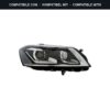 Compatibile con: Faro Anteriore Destro Volkswagen PASSAT B7 2012+ Xenon (Rif. 044506) Originale Valeo