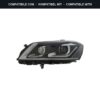 Compatibile con: Faro Anteriore Sinistro Volkswagen PASSAT B7 2012+ Xenon (Rif. 044509) Originale Valeo