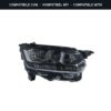 Compatibile con: Faro Anteriore Destro Citroen BERLINGO 2021+ Alogeno Originale Valeo