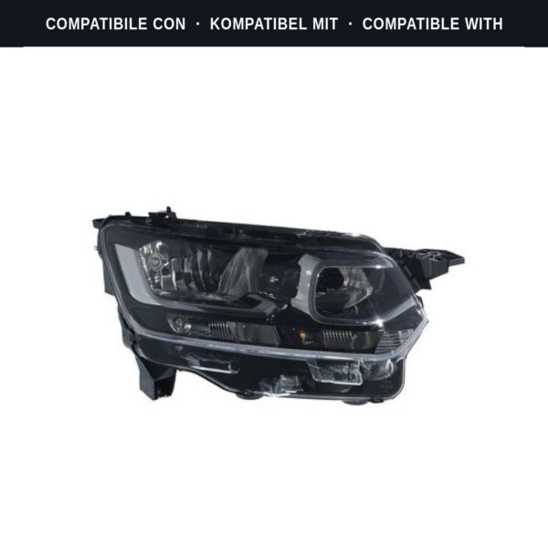 Compatibile con: Faro Anteriore Destro Citroen BERLINGO 2021+ Alogeno Originale Valeo
