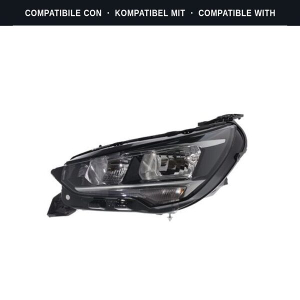 Compatibile con: Faro Anteriore Sinistro Opel CORSA F 2023+ Originale Valeo