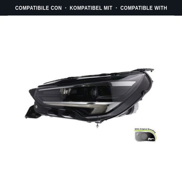 Compatibile con: Faro Anteriore Sinistro Opel CORSA F 2023+ LED Originale Valeo