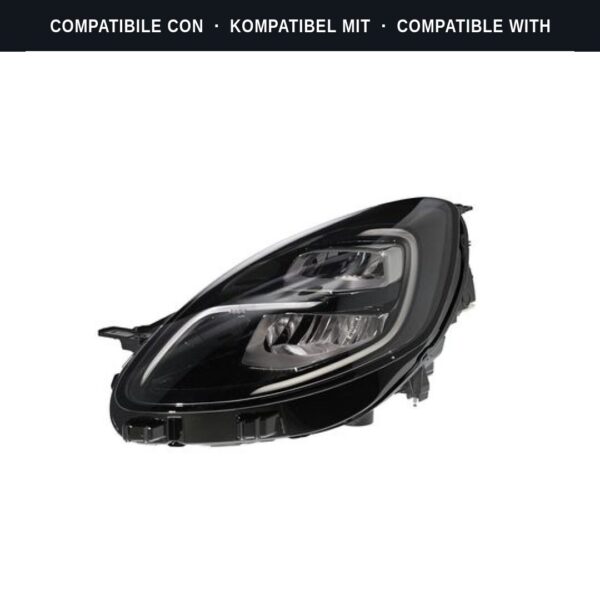 Compatibile con: Faro Anteriore Sinistro Ford PUMA 2021+ LED (Rif. 450930) Originale Valeo