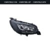 Passend für: Faro Vorne Destro Peugeot 208 2019+ LED Originale Valeo