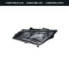 Compatibile con: Faro Anteriore Sinistro Seat LEON 2018+ Originale Valeo
