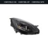 Compatibile con: Faro Anteriore Destro Ford PUMA 2021+ LED (Rif. 451017) Originale Valeo