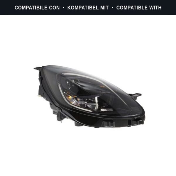 Compatibile con: Faro Anteriore Destro Ford PUMA 2021+ LED (Rif. 451017) Originale Valeo