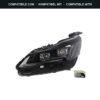 Compatibile con: Faro Anteriore Sinistro Peugeot 3008 II SUV 2018+ LED (Rif. 451108) Originale Valeo