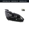 Compatibile con: Faro Anteriore Destro Peugeot 3008 II SUV 2018+ LED (Rif. 451109) Originale Valeo