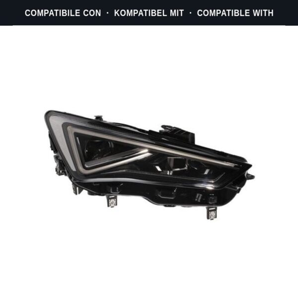 Compatibile con: Faro Anteriore Destro Seat LEON 2021+ Originale Valeo
