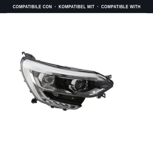 Passend für: Faro Vorne Sinistro Renault MEGANE 2018+ H9 (Rif. 046746) Originale Valeo