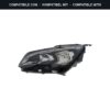 Compatibile con: Faro Anteriore Sinistro Peugeot 3008 II SUV 2019+ H7 Originale Valeo