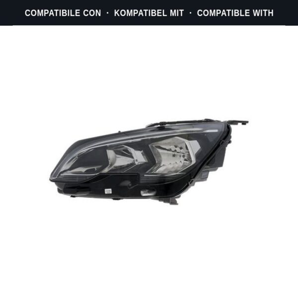 Compatibile con: Faro Anteriore Sinistro Peugeot 3008 II SUV 2019+ H7 Originale Valeo