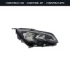 Compatibile con: Faro Anteriore Destro Peugeot 3008 II SUV 2019+ H7 Originale Valeo