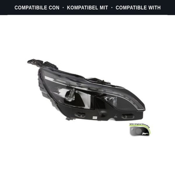 Compatibile con: Faro Anteriore Destro Peugeot 3008 II SUV 2019+ Originale Valeo