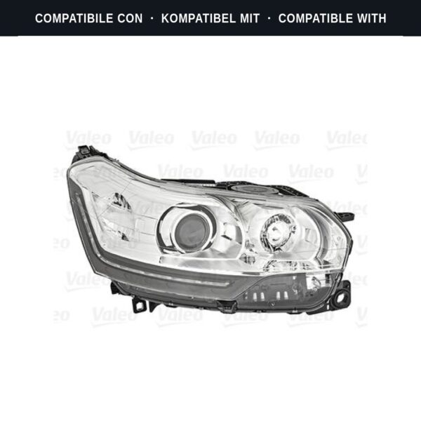 Passend für: Faro Vorne Destro Citroen C5 2009+ Originale Valeo