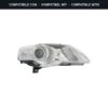 Passend für: Faro Vorne Sinistro Volkswagen PASSAT B6 2009+ Alogeno (Rif. 088977) Originale Valeo