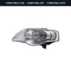 Passend für: Faro Vorne Sinistro Volkswagen PASSAT B6 2005+ Originale Valeo
