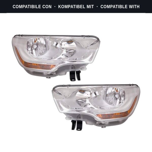 Compatibile con: Coppia Fari Anteriori Destro + Sinistro Citroen C4 2010-2015
