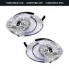 Compatibile con: Coppia Fari Anteriori Destro + Sinistro FIAT 500L 2012+ – Superiore C/Motore
