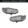 Compatibile con: Coppia Fari Anteriori Destro + Sinistro Ford Fiesta 2013-2016 – Parabola Cromata