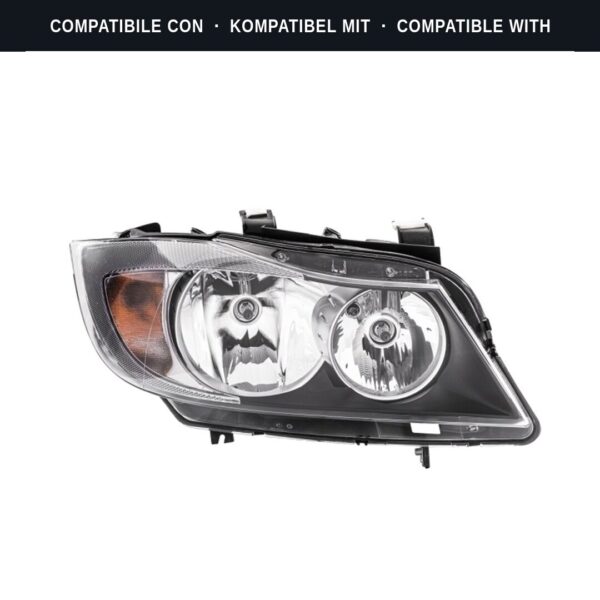 Compatibile con: Faro Anteriore Destro Bmw Serie 3 2005-2008 – H7 Originale HELLA