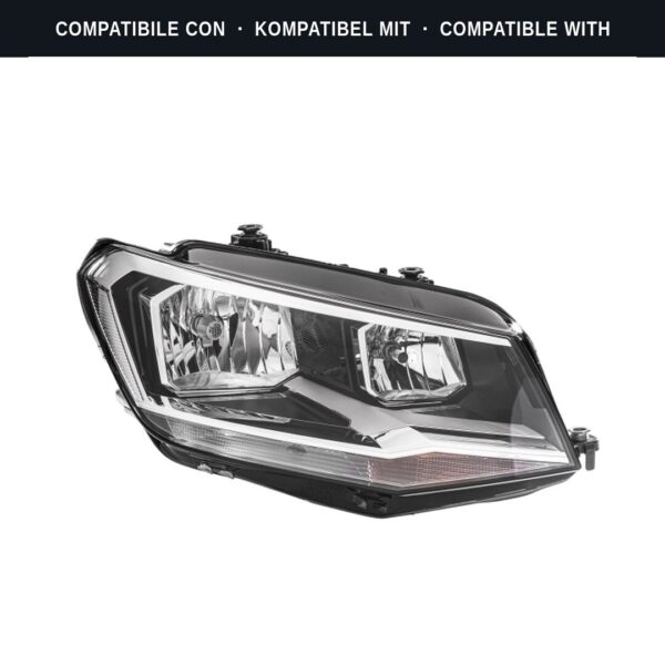 Passend für: Faro Vorne Destro Volkswagen Caddy IV Furgone 2015+ – 2H7 Originale HELLA
