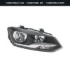 Passend für: Faro Vorne Destro Volkswagen Polo 2009+ – 2H7 Originale HELLA