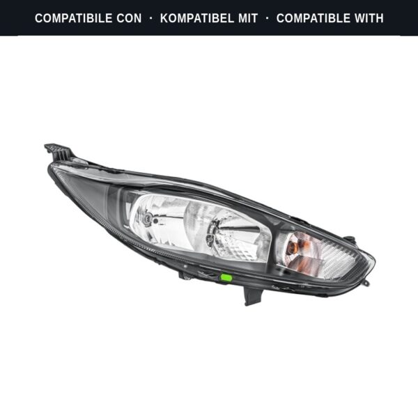 Compatibile con: Faro Anteriore Destro Ford Fiesta VI 2013+ – H7-H15 Originale HELLA