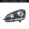 Compatibile con: Faro Anteriore Sinistro Volkswagen Golf V 2003+ – H7-H7 Originale HELLA