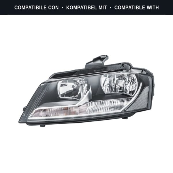 Compatibile con: Faro Anteriore Sinistro Audi A3 2008+ – 2H7 Originale HELLA