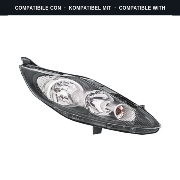 Passend für: Faro Vorne Destro Ford Fiesta VI 2009+ – H7-H1 Originale HELLA