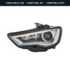 Compatibile con: Faro Anteriore Sinistro Audi A3 2012+ – Bi-Xenon Originale HELLA