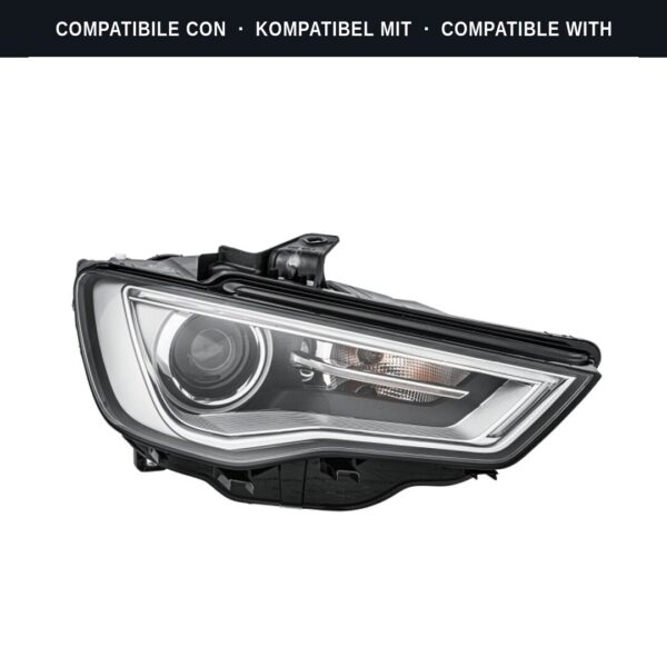 Compatibile con: Faro Anteriore Destro Audi A3 2012+ – Bi-Xenon Originale HELLA