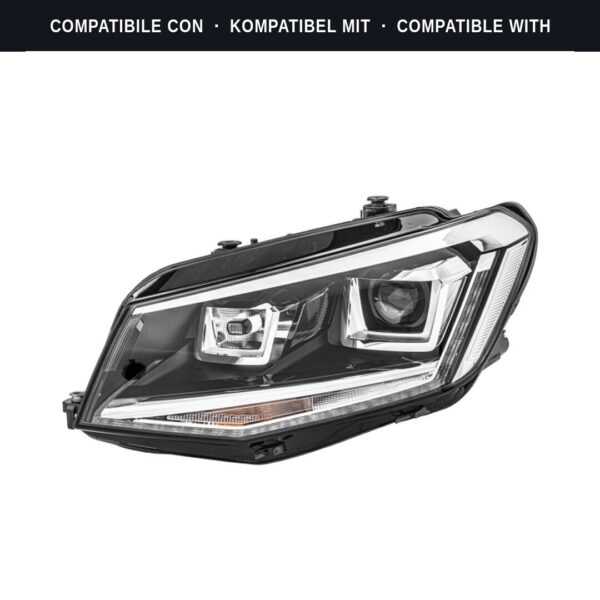 Compatibile con: Faro Anteriore Sinistro Volkswagen Caddy IV Furgone 2015+ – Bi-Xenon Originale HELLA
