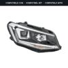 Passend für: Faro Vorne Destro Volkswagen Caddy IV Furgone 2015+ – Bi-Xenon Originale HELLA